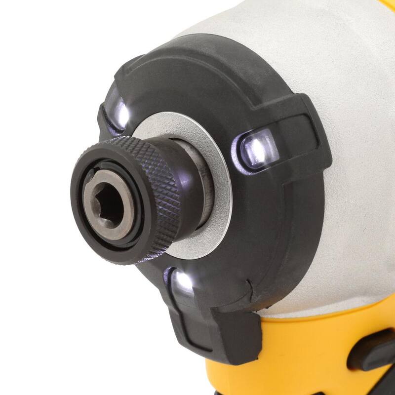 Kit combinado inalámbrico DEWALT 20V MAX de iones de litio con 2 herramientas y destornillador de impacto compacto de 1/4 pulgadas, que incluye (2) baterías, cargador y bolsa - DCK208D2WCF809B.