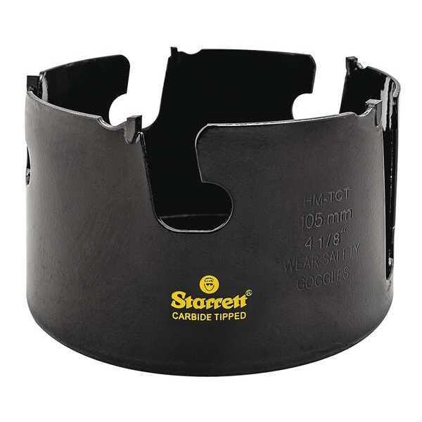 Starrett 4-1/8" Tungsten Carbide Tipped Hole Saw, Multi-Purpose - MPH0418