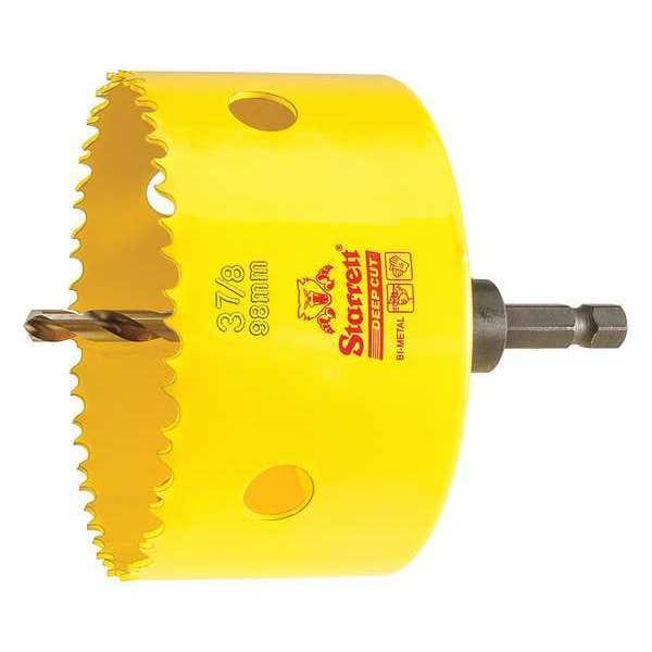 Starrett 3-7/8" (98mm) Bi-Metal HSS Hole Saw with Arbor - ADCH0378