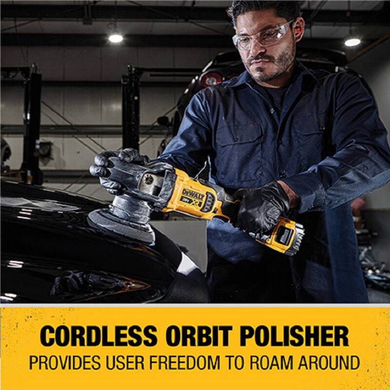 Preme el taladro percutor inalámbrico DEWALT 20V MAX XR y el kit combinado de impacto ATOMIC (2 herramientas) junto con la pulidora de 5 pulgadas con (2) baterías de 4 Ah - DCK2050M2WCM848.