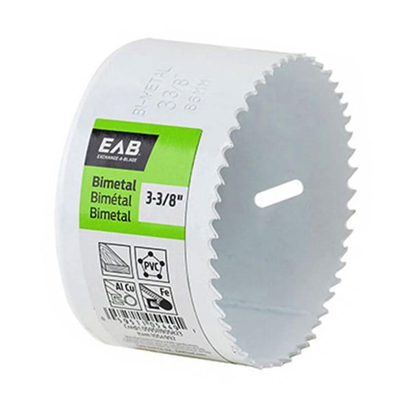 Eab Tool Usa 3.37 in. Bi-Metal M3 Hole Saw, 4PK - 257284