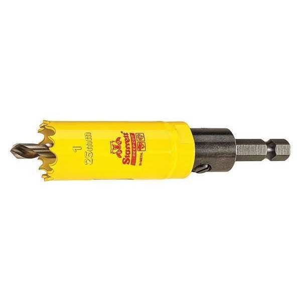 Starrett 1" (25mm) Bi-Metal HSS Hole Saw with Arbor - ADCH0100
