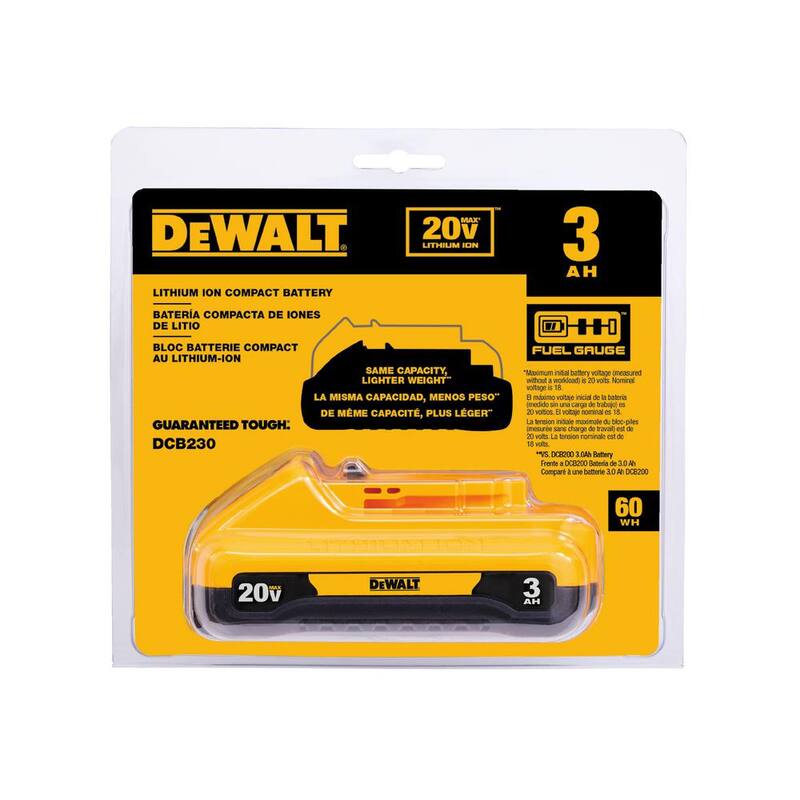 Kit combinado inalámbrico DEWALT ATOMIC 20V MAX de iones de litio (2 herramientas) con batería compacta de 3.0Ah, (2) baterías de 2.0Ah, cargador y maletín - DCK225D2WDCB230.