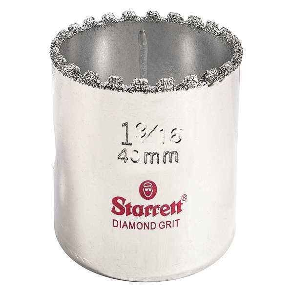 Starrett 1-9/16" Synthetic Diamond Grit Hole Saw - KD0196-N