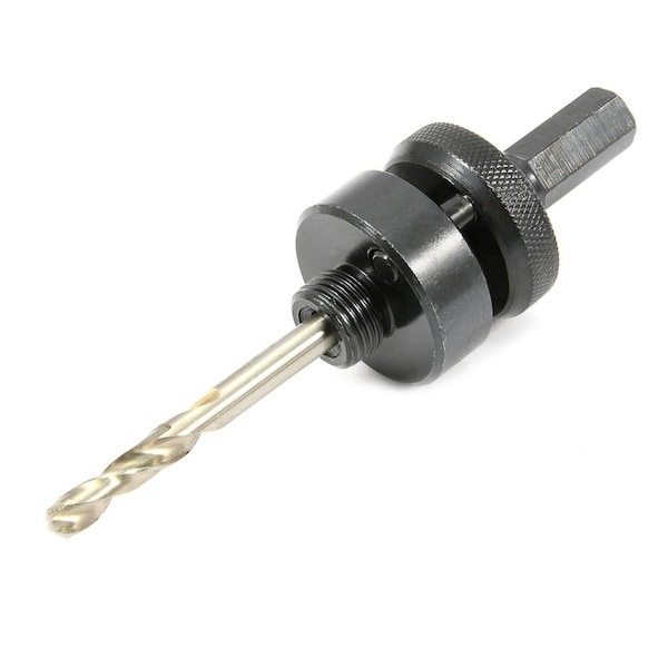 Forney Hole Saw Mandrel, Number 12 Pilot Drill and 7/16 in Shaft - 20756