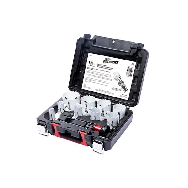 Light House Beauty Blu-Mol Xtreme QuickCore Bi-Metal Hole Saw Set 13 Piece - LI3306510