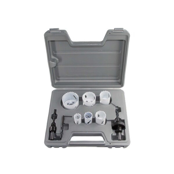 Drill America 8 Piece Locksmith Bimetal Hole Saw Kit - DMS04-9508