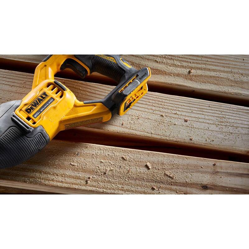 Kit combo inalámbrico de 3 herramientas y sierra reciprocante sin escobillas DEWALT 20V de iones de litio con baterías FLEXVOLT de 9 Ah y 6 Ah y cargador - DCK320X1R1W382B