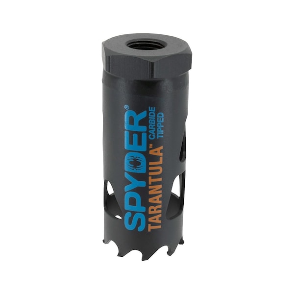Spyder RCE Hole Saw, Tarantula, Metal Cutting Carbide, 1-1/8'' - 600898CF