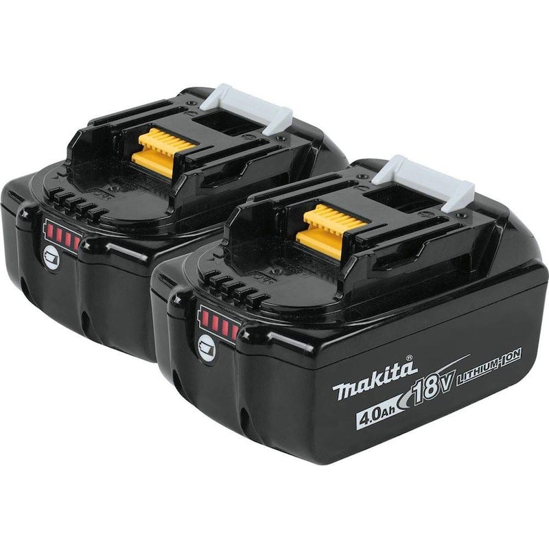 Equipo combo Makita 18V LXT de taladro percutor inalámbrico con tecnología Brushless y destornillador de impacto (2 herramientas) con (2) baterías de 4Ah, maleta - XT269M