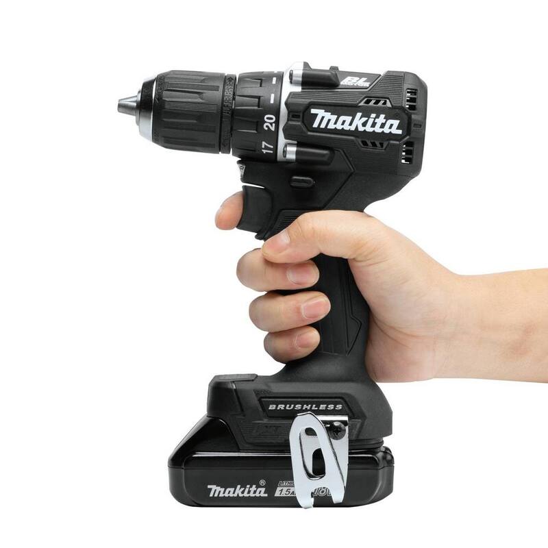 Kit de combinación inalámbrico compacto de dos piezas de iones de litio sin escobillas de 18V LXT de Makita (taladro atornillador/destornillador de impacto) de 1.5Ah - CX203SYB