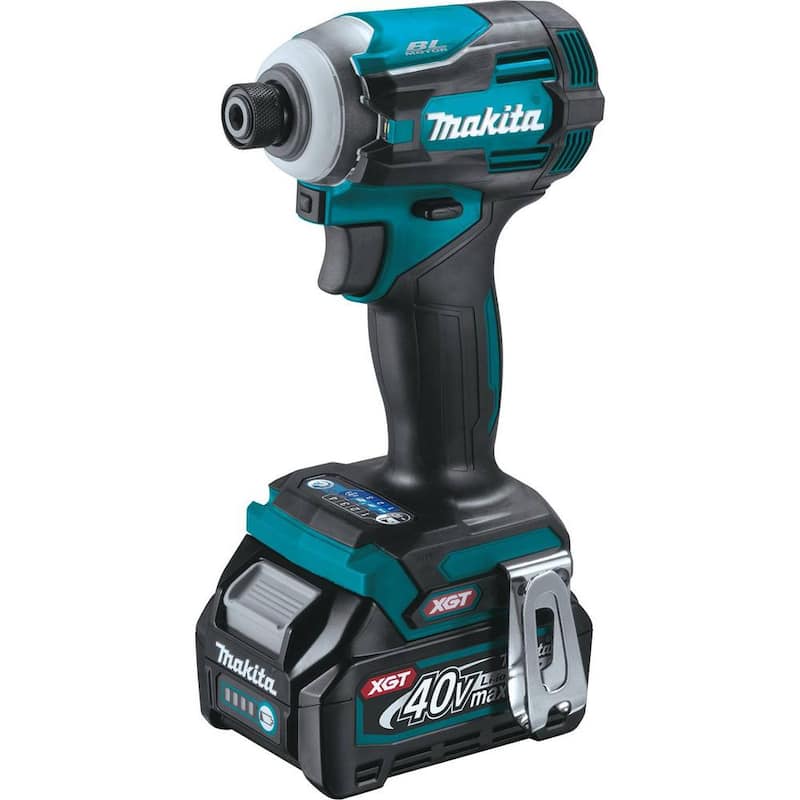 Kit Combo inalámbrico sin escobillas Makita 40V Max XGT de 2 piezas (taladro martillo/destornillador de impacto) 2.5Ah - GT200D