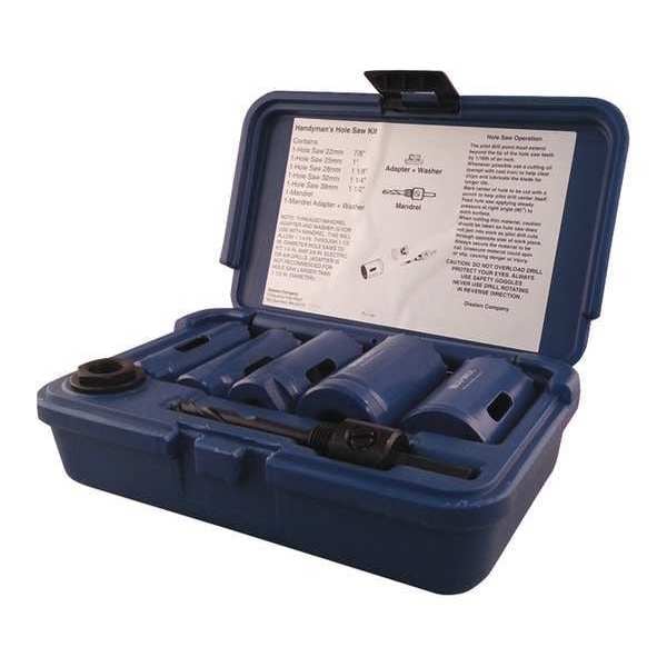 Blu-Mol Handyman Bi-Metal Hole Saw Kit, 7 pcs. - 9595