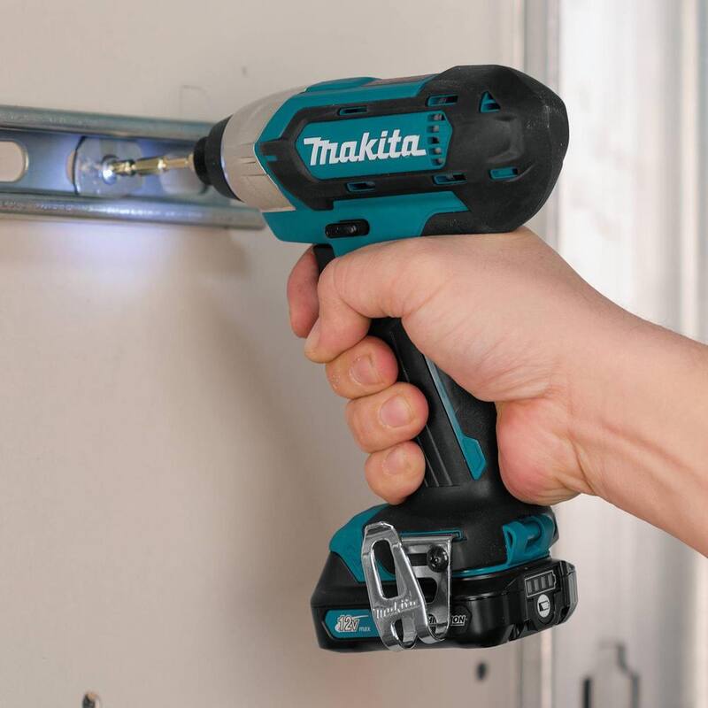 Juego de combo de taladro inalámbrico y destornillador de impacto Makita 12V max CXT 1.5 Ah de iones de litio (2 piezas) - CT232