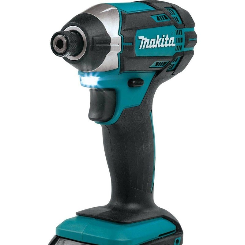 Kit combinado inalámbrico de iones de litio de 18V LXT de Makita (2 piezas) Taladro de martillo/destornillador de impacto c/ (2) baterías (4.0Ah), cargador y estuche - XT261M