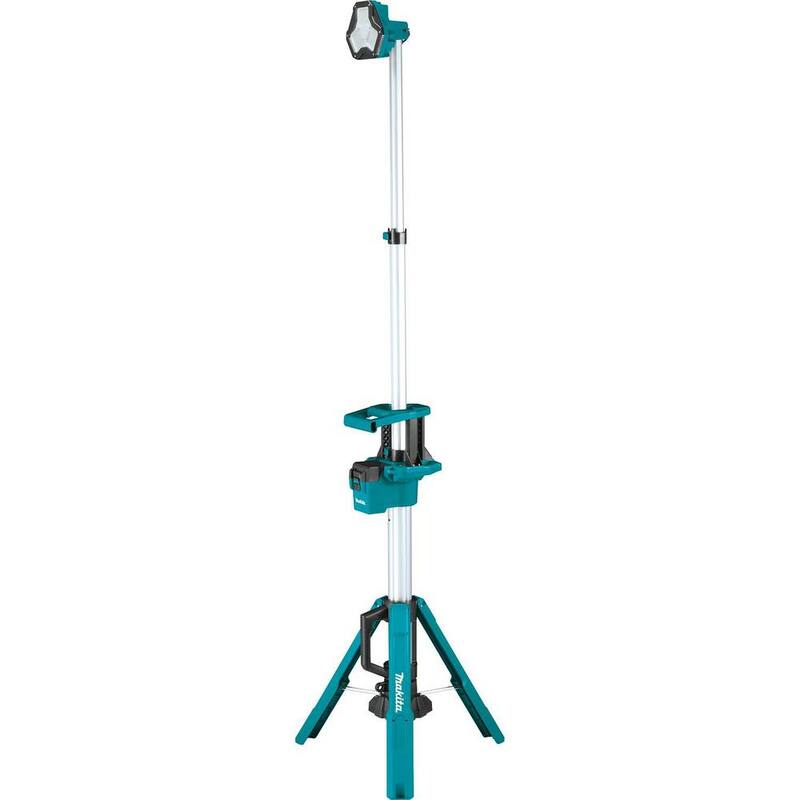 Juego combo inalámbrico sin escobillas Makita 18V 5.0Ah LXT de 7 piezas con luz de trabajo inalámbrica de torre de 18V LXT de iones de litio como bono (solo luz) - XT707PT-DML813