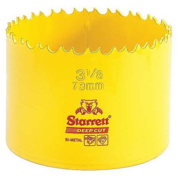 Starrett Bi-Metal Fast Cut Hole Saw 3-1/8" (79mm) - DCH0318-G