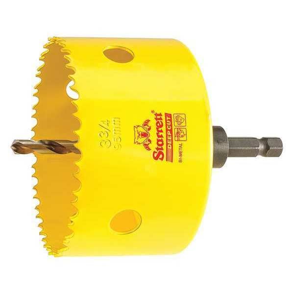 Starrett 3-3/4" (95mm) Bi-Metal HSS Hole Saw with Arbor - ADCH0334