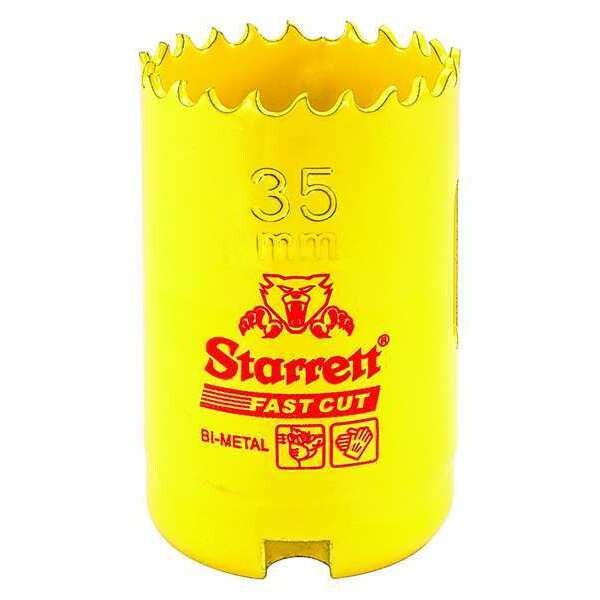 Starrett 35mm Fast Cut Metric Hole Saw Bi-Metal HSS - FCH035M-G