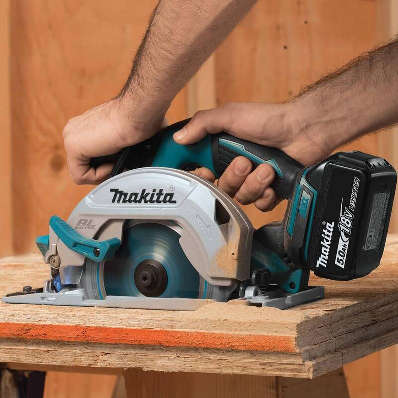 Juego de Combo sin escobillas inalámbrico de litio Makita 18V LXT con taladro de martillo/destornillador de impacto/sierra circular/linterna - XT446T