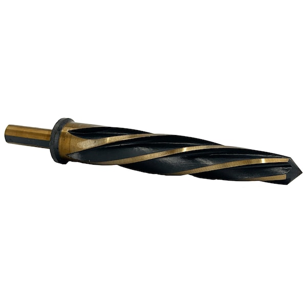 Drill America 5 Piece HSS Black & Gold Bridge Reamer Set in Wooden Case - KFDRBSS5PC-SET