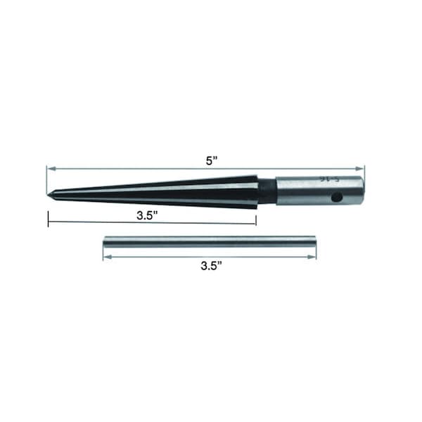 H & H Industrial Products 1/8-5/8" Repairman's Taper Reamer - 2006-9001
