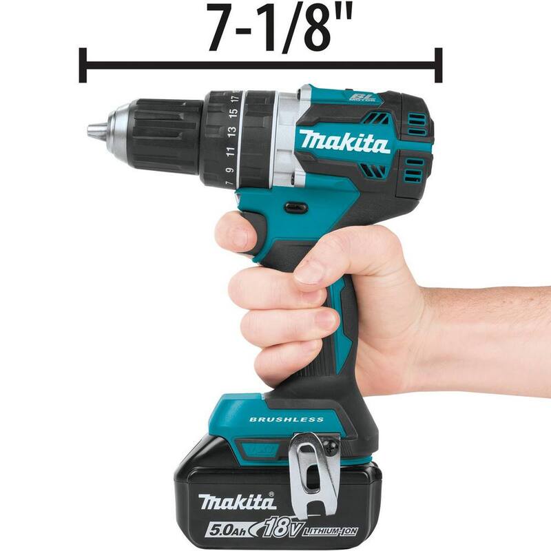 Kit combinado inalámbrico de 4 piezas 18V 5.0Ah LXT de iones de litio sin escobillas Makita - XT447T