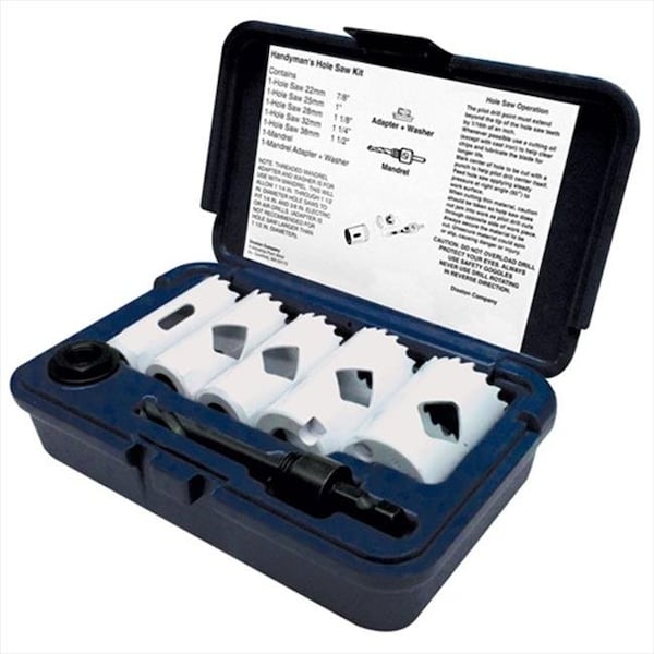 Disston Disston D9595 Blu-Mol Handyman S Xtreme Bi-Metal Hole Saw Kit; 7 Pieces - D9595