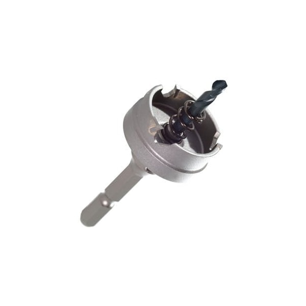 Champion Cutting Tool 3/4in CT3 Carbide Tipped Hole Cutter, Special Tungsten Carbide Teeth, Pilot Drill & Ejector Spring - CHA CT3-3/4