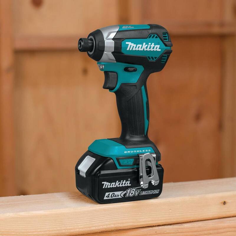 Juego Combo de 2 piezas inalámbrico sin escobillas de litio-ion LXT de 18V de Makita ( Taladro percutor/Atornillador de impacto) 4.0Ah - XT291M