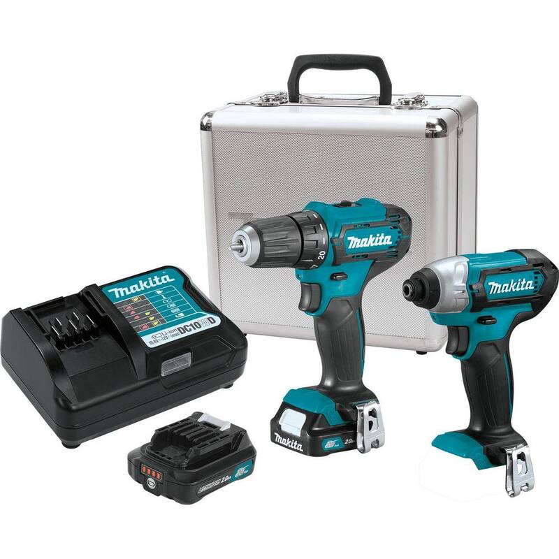 Juego Combo inalámbrico de 12V max CXT de iones de litio (Taladro/atornillador de impacto) 2.0 Ah (2 piezas) - CT232RX