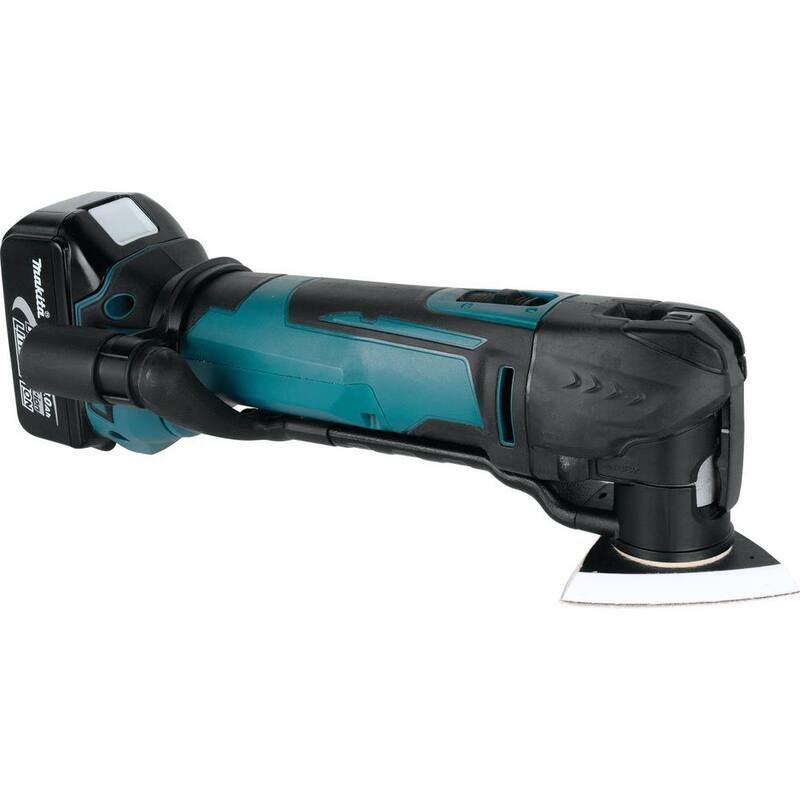 Juego combinado inalámbrico de 6 piezas de 18 voltios LXT de ion de litio (Taladro-Destornillador/Impacto/Sierra Circular/Herramienta Multiuso/Radio/Luz) 3.0A - XT613X1 de Makita