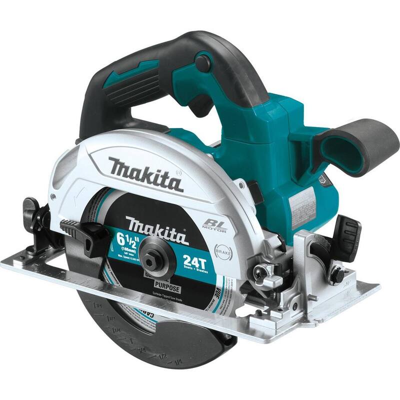 Juego combinado inalámbrico de 6 piezas de 18 voltios LXT de ion de litio (Taladro-Destornillador/Impacto/Sierra Circular/Herramienta Multiuso/Radio/Luz) 3.0A - XT613X1 de Makita