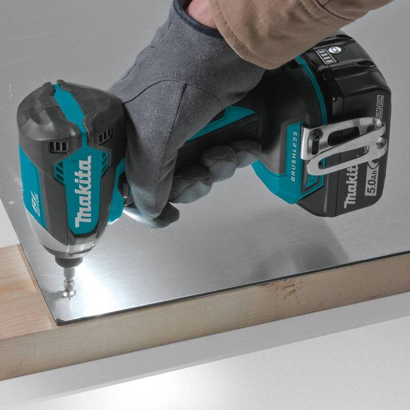 Kit de combo inalámbrico sin escobillas de ion de litio LXT de 18V de Makita (taladro martillo/destornillador de impacto) 5.0Ah - XT291T.