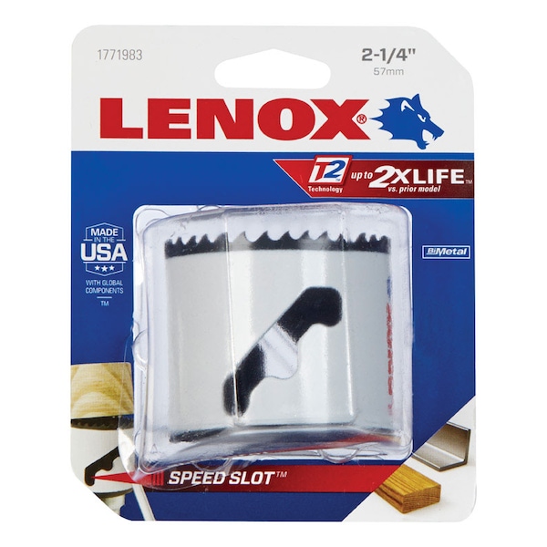 Lenox Lenox 2 1/4 in. Bi-Metal Hole Saw 1 pk - 2060608
