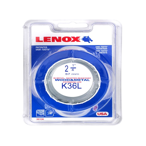 Lenox Lenox 2 1/4 in. Bi-Metal Hole Saw 1 pk - 2060608