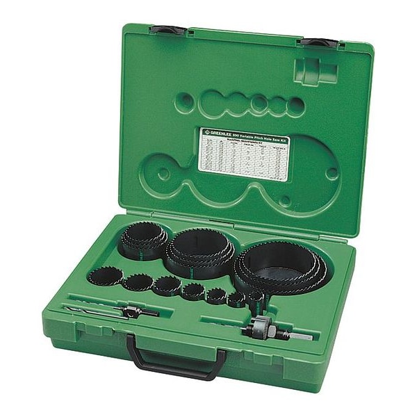 Greenlee Hole Saw Maintenance Kit, Bi-Metal, 20 pcs - 890