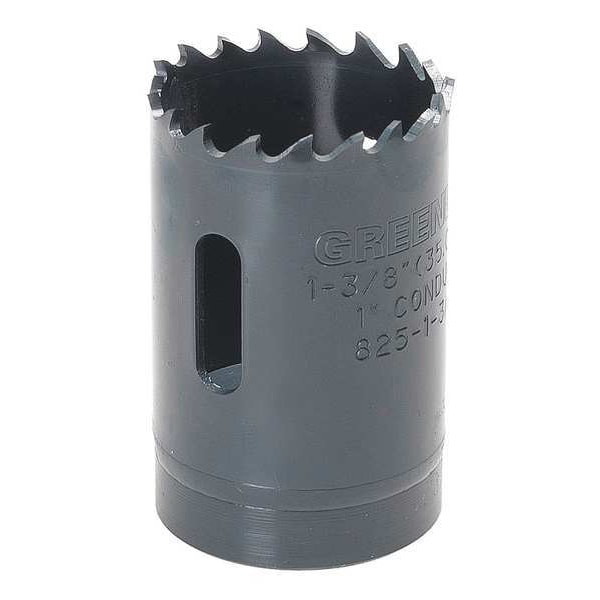 Greenlee Hole Saw, 1-3/8 in. Dia., Variable Pitch - 825-1-3/8