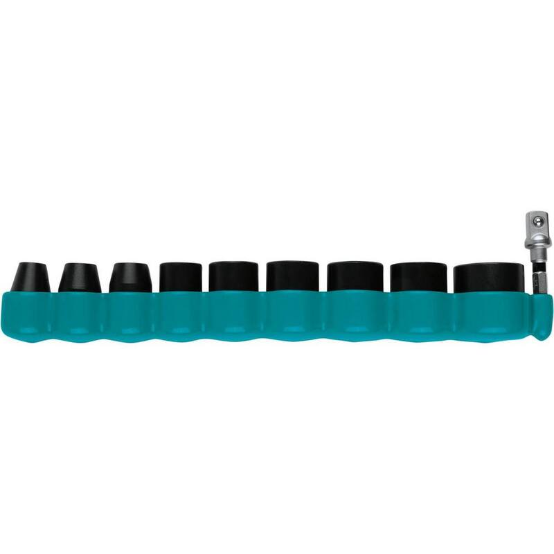 Kit combinado compacto de 2 piezas Makita 18V LXT de litio-ion con juego de llaves de impacto XPS SAE con estándar SA (10 piezas) - CT225SYX-E01672