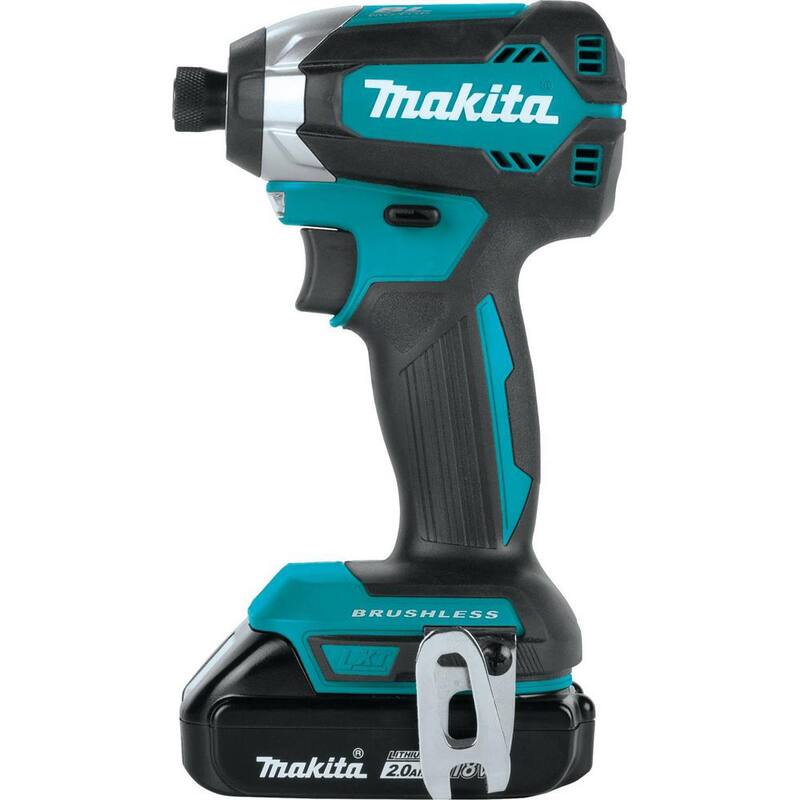 Juego de Combo Compacto Brushless de 2 Piezas de 18V LXT con batería de iones de litio de Makita y Set de Brocas de Impacto de 35 Piezas Impact XPS - XT269R-E-01666