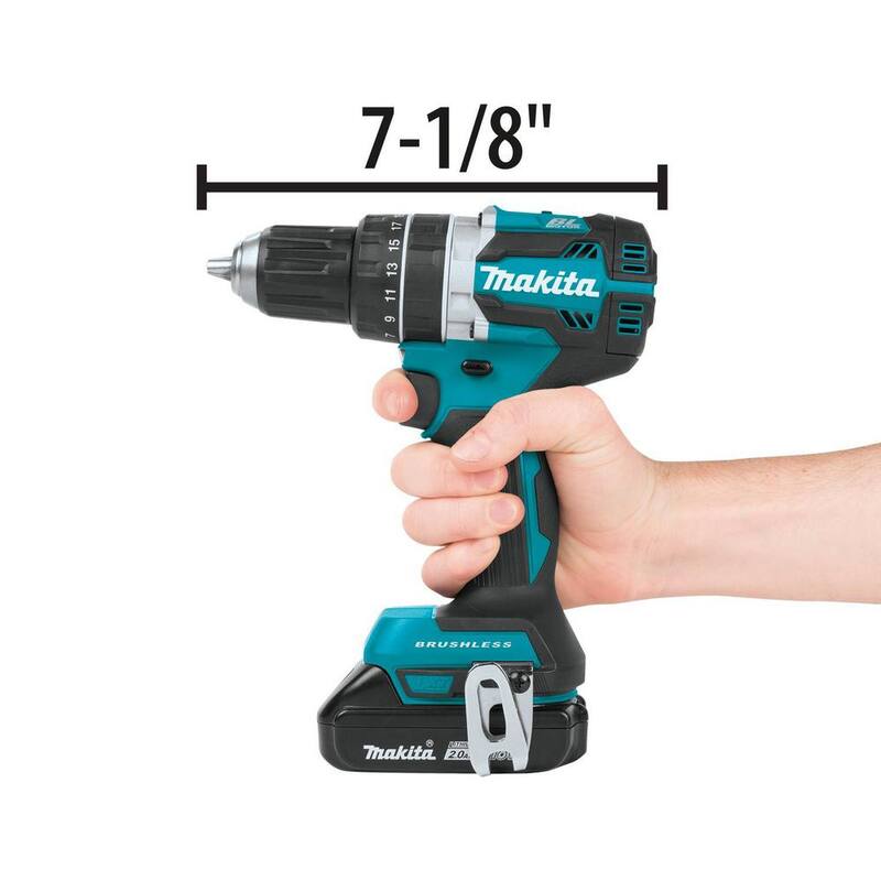 Juego de Combo Compacto Brushless de 2 Piezas de 18V LXT con batería de iones de litio de Makita y Set de Brocas de Impacto de 35 Piezas Impact XPS - XT269R-E-01666
