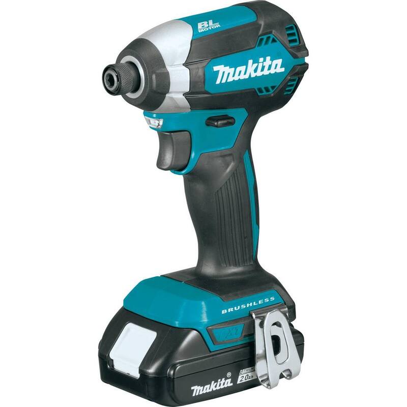 Juego de Combo Compacto Brushless de 2 Piezas de 18V LXT con batería de iones de litio de Makita y Set de Brocas de Impacto de 35 Piezas Impact XPS - XT269R-E-01666