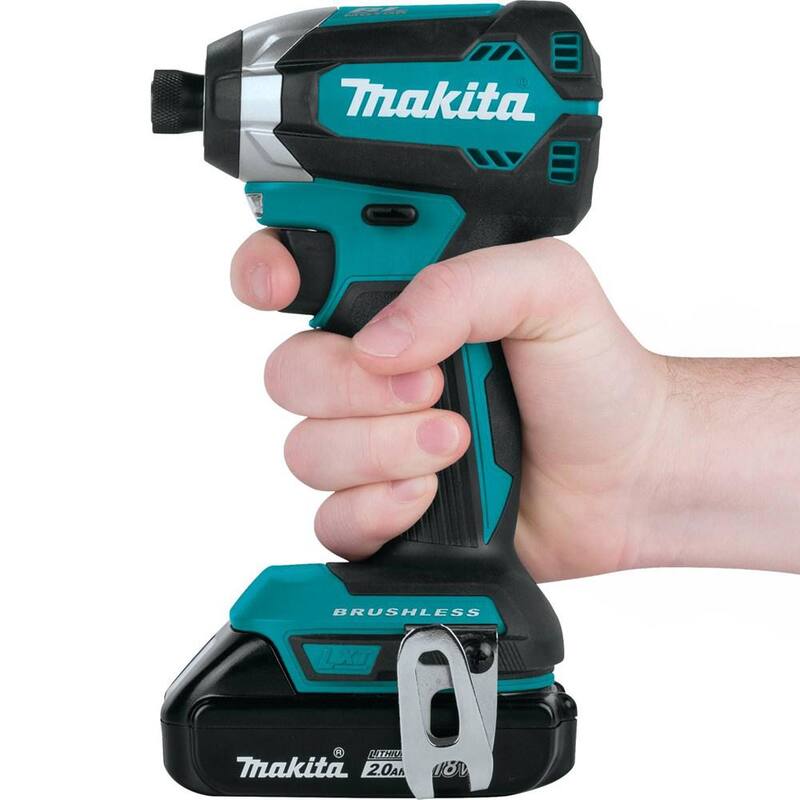 Juego de Combo Compacto Brushless de 2 Piezas de 18V LXT con batería de iones de litio de Makita y Set de Brocas de Impacto de 35 Piezas Impact XPS - XT269R-E-01666