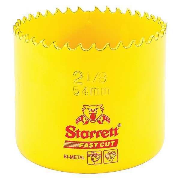 Starrett Bi-Metal Fast Cut Hole Saw 2-1/8" (54mm) - FCH0218-G