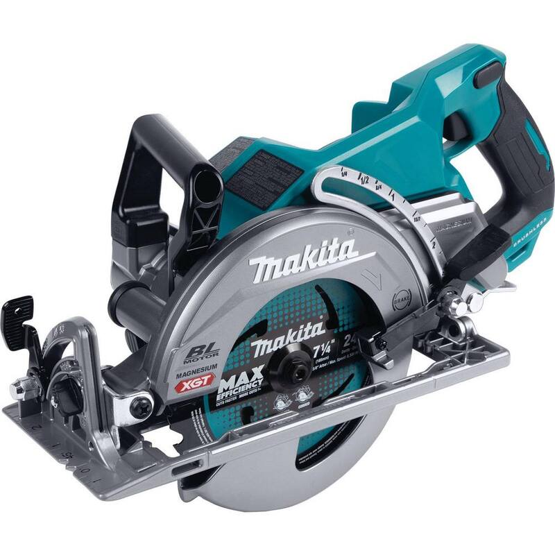 Juego de Combo Inalámbrico sin escobillas de 40 voltios XGT de Makita de 5 piezas (taladro martillo/impacto/sierra recíproca/sierra circular/linterna) 4.0Ah - GT500M