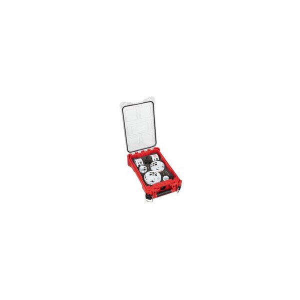 Milwaukee Tool 10-Pc Hole Dozer 3.5 Tpi Bi-Metal Hole Saw Kit W/Packout Compact Organizer - ML49-22-5606