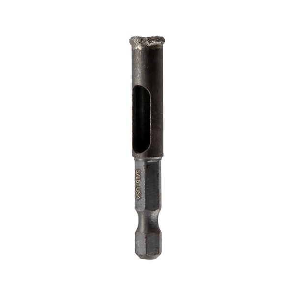Spyder 5/16-In Arbored Diamond Grt Hole Saw Bit - 600848