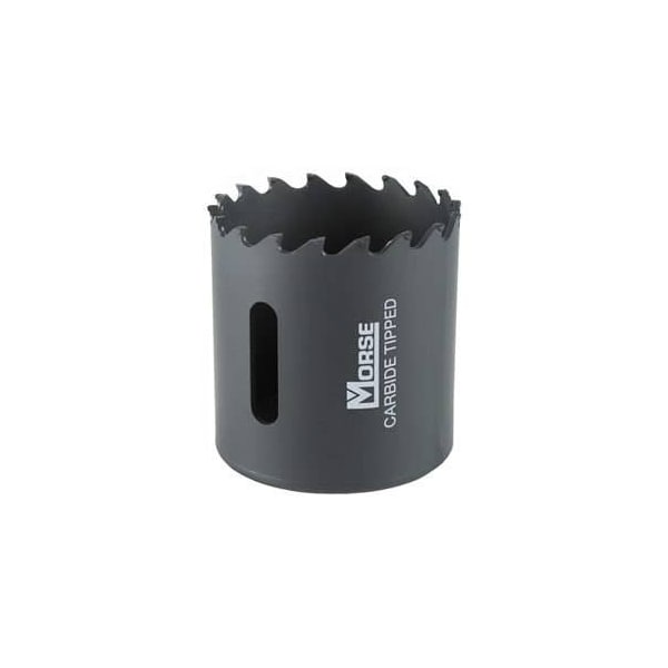 Morse 157223 MHST Hole Saw, 1-3/8 in dia, 1-15/16 in D Cutting, Tungsten Carbide Tip Cutting Edge, 5/8-18 - MHST22