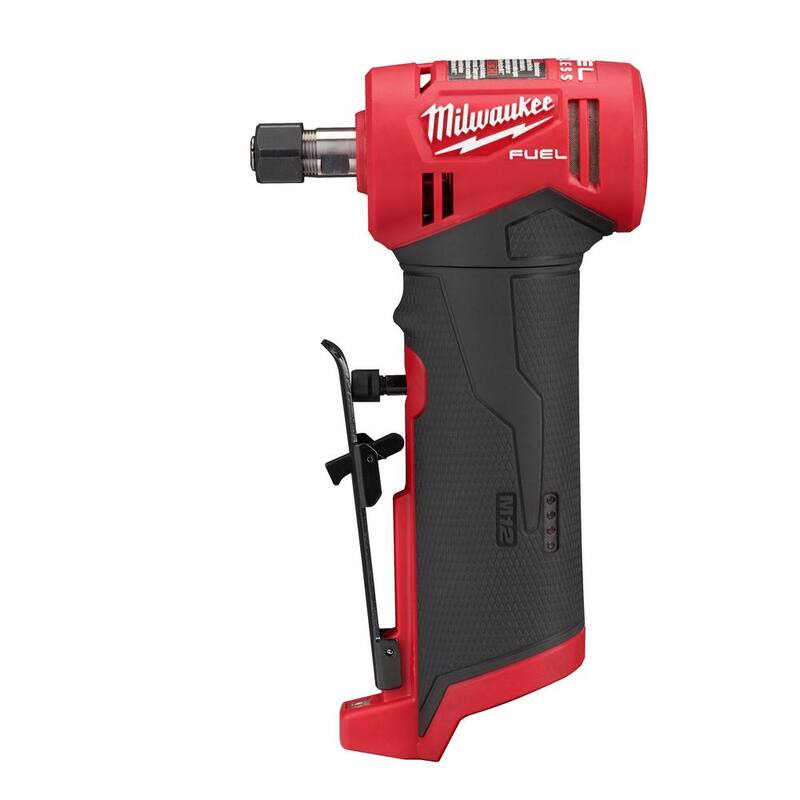 Kit combo de taladro martillo/destornillador de impacto inalámbrico sin escobillas Milwaukee M12 FUEL de 12 voltios de iones de litio (2 herramientas) con M12 moladora de ángulo recto - 3497-22-2485-20.