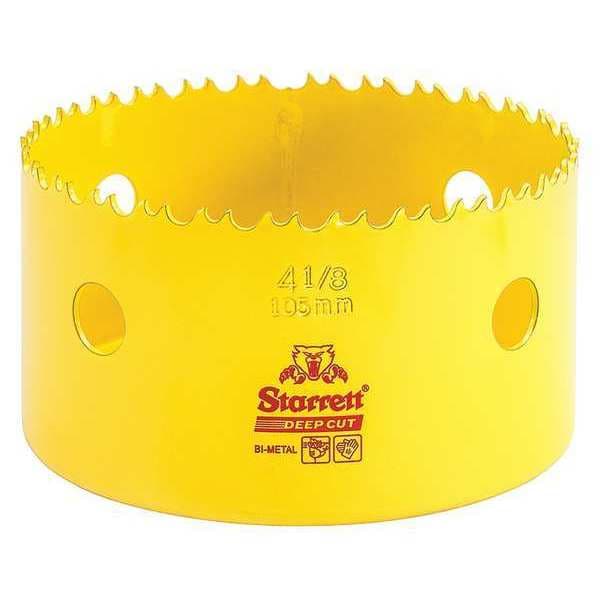 Starrett Bi-Metal Fast Cut Hole Saw 4-1/8" (105mm) - DCH0418-G
